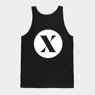 X (Letter Initial Monogram) Tank Top